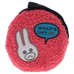 ROMANE Brunch Brother Round Pouch - By for Women - 1 PC Bag In Pink