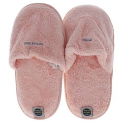 COOL ENOUGH STUDIO The Towel Slippers - Large By for Women - 1 Pair Slippers In Pink