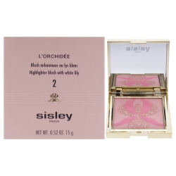SISLEY Lorchidee Highlighter Blush With Lily - 2 Rose By for Women - 0.52 OZ Makeup In White