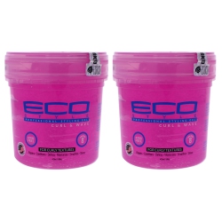 ECOCO Eco Style Gel - Curl And Wave By for Unisex - 16 OZ Gel - Pack Of 2