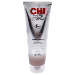 CHI Ionic Color Illuminate Conditioner - Rose By for Unisex - 8.5 OZ Conditioner In Gold