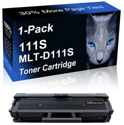 EXSHOW 1-Pack Compatible 111S (Mlt-D111S) Toner Cartridge Use for Samsung Xpress Sl-M2020 Sl-M2020W Printer (High Yield) In Black