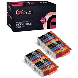 FORLEI 20 Pack - Compatible High Yield Ink Cartridges for Pgi-250Xl Cli-251Xl Pgi-250 & Cli-251 (Black, Cyan, Magenta, Yellow)