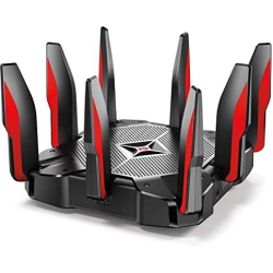 TP LINK Tp-Link Ac5400 Tri Band Gaming Router - Mu-Mimo, 1.8Ghz Quad-Core 64-Bit Cpu, Game First Priority, Link Aggregation
