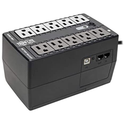 TRIPP LITE Internet550U 550Va 300W UPS Desktop Battery Back Up Compact 120V USB Rj11 PC, 8 Outlets