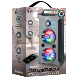 BYTECH Biconic Bc-Au-Bs-179-Bk Soundbox Wireless Bluetooth Color Changing Lights Speaker