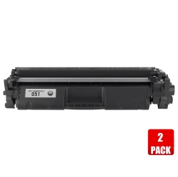 PRIME 2 Pack Canon 051/canon-051/051 Compatible Canon051 Toner Cartridge In Black