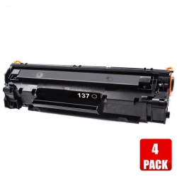 PRIME 4 Pack Canon 137/canon-137 Toner Cartridge In Black