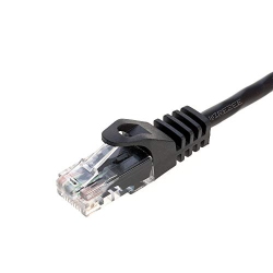 WIREZEE Cat5/cat5E Patch Cord Network Rj45 Ethernet Cable (5Ft, Black)