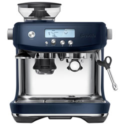 Machine À Expresso Barista Pro De Breville Avec Moulin À Café Et Moussoir - Damas Bleu
