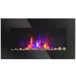 HOMCOM 1500W Electric Fireplace Heater