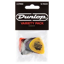 Dunlop Nylon Standard Guitar Picks - Grey - 12 Pack