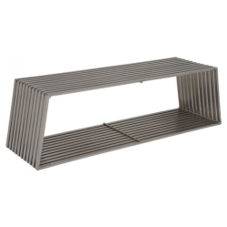 NICER INTERIOR Elegant Classic Durable Nomiya Stainless Steel Bench