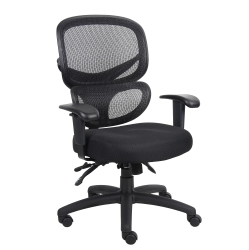 NICER INTERIOR Multi-Function Ergonomic Mesh Chair Comfort Highly Adjustable Desk Task Office Chair Fabric Seat Cushion