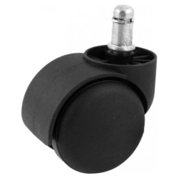 NICER INTERIOR Twin Swivel Office Chair Wheel Fixed Type Replacement Rotate Caster Roller- Pack Of 5