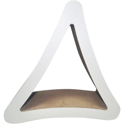 NICER INTERIOR Ipet Modern Triangle Cat Scratcher Kitten Scratching Lounge Scratch Toy