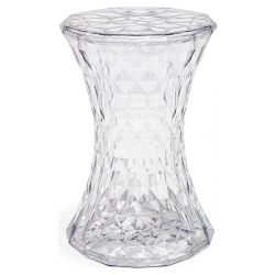 NICER INTERIOR Occ Wanders Stinspired Stool -Transparent Crystal