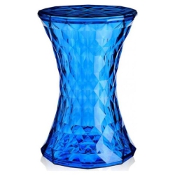 NICER INTERIOR Occ Wanders Stinspired Stool -Transparent In Blue