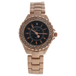 KIM & JADE 2033L-Gpb Rose Stainless Steel Bracelet Watch By for Women - 1 PC Watch In Gold