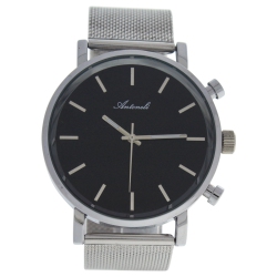 ANTONELI Ag6182-06 Stainless Steel Mesh Bracelet Watch By for Women - 1 PC Watch In Silver