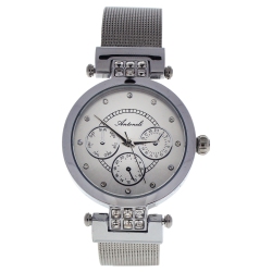 ANTONELI Al0704-09 Stainless Steel Mesh Bracelet Watch By for Women - 1 PC Watch In Silver