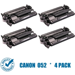 PRINTER PRO 4 Pack Canon 052/canon-052/canon052 Standard Page Yield Compatible Toner Cartridge-Canon Printer Imageclass Mf424/mf426/lbp214 In Black