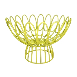 TURQUOISE PALACE Palace Flower Metal Bowl - Verbena