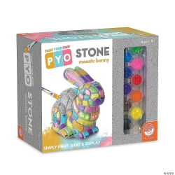 MINDWARE Paint Your Own Stone: Mosaic Bunny