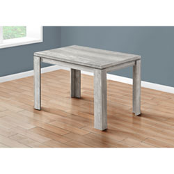 Farmhouse Contemporary 4-Seat Dining Table - Grey