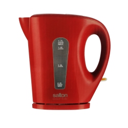 SALTON ESSENTIALS Ejk1821R - Cordless Electric Kettle, 1.7 Liter Capacity In Red