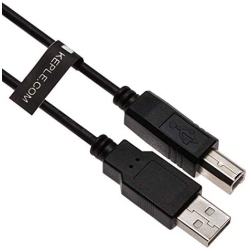 KEPLE 10Ft USB A to B Male Printer Cable Lead for Lexmark, Samsung, Fujitsu, Brother, Canon, Xerox, Dell And Or Other USB B