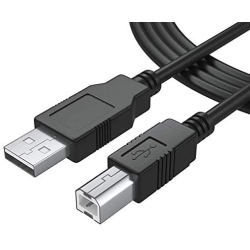 MOLIDZ USB Printer Cable 2.0 for HP Officejet Laserjet Envy Canon Pixma Epson Workforce Stylus Expression Home Brother