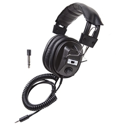 CALIFONE 3068Av Stereo/mono Headphones, 3.5 MM Stereo Plug In Black
