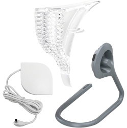 IQAIR Atem Series Desk Kit Converts Car Air Purifier to Desk Air Purifier, Includes Purejet Diffuser, Stand, And Wall Outlet Adapter