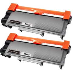 TONER4U - 2Pack Compatible Tn660 Toner Cartridge (High Yield) for Brother Tn-660, Tn-630, Dcp-L2520Dw, Dcp-L2540Dw, Hl-L2300D, Hl-L2305W, Hl-L2320D