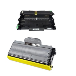 UNBRAND Toner4U - 2Pk (Toner Cartridge + Drum Unit) Compatible (Tn360 + Dr360) for Brother Tn-360, Dr-360, Dcp-7030, Dcp-7040, Hl-2140, Hl-2150N