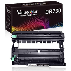VALUECOLOR Compatible Brother Dr730 Drum Unit, Replacement for Brother Dr-730 Dr-760 Drum for Hl-L2350Dw L2390Dw L2395Dw