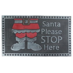 MAISON CONCEPTS Rubber Mat (Santa - Please Stop Here)