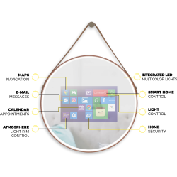 HILO SMART MIRROR Hilo Lighted Smart Mirror With Touch Screen