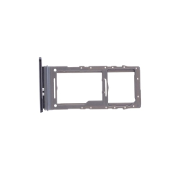 ESOURCE PARTS Replacement Nano Sim Card + Micro Sd Card Tray for Samsung Galaxy S20 / S20+ Plus / S20 Ultra - Cosmic In Black