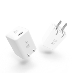 ADAM ELEMENTS Omnia X3 Pd/qc 30W Compact Wall Charger In White