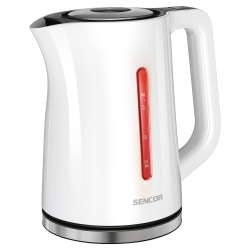 SENCOR Swk1791Wh Electric Kettle With Display And Power Cord Base - In White