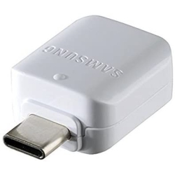 CSMART Samsung Type USB-C Male to USB Female On-The-Go Otg Adapter Converter In White