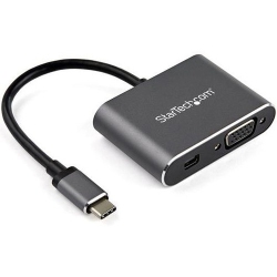 STARTECH USB C Multiport Video Adapter - USB-C to 4K 60Hz Mini Displayport 1.2 (Hbr2 HDr) Or 1080P VGA Monitor Display