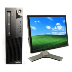 LENOVO Refurbished (Good) - Thinkcentre M83P Sff Desktop Core I5 45703.2Ghz 8GB Ram 500GB HDD Win 10 Professional With 19 Inch Monitor