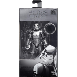 STAR WARS The Series 6 Inch Action Figure Exclusive - Carbonized Stormtrooper In Black