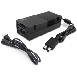 PONKOR Xbox One Power Brick, Xbox 1 Ac Adapter Power Cord Replacement Charger for Microsoft Xbox One 100-240V In Black