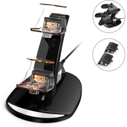 Y TEAM Controller Charger for Xbox One, Dual Charging Station for Xbox One/one S/one X, Come With Two 1200 Mah Quality