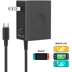 YCCSKY Charger for Nintendo Switch Lite / Nintendo Switch, [Latest Version] Switch Lite Charger Ac Adapter 15V/2.6A