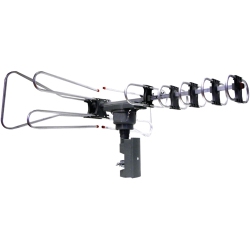NAXA Electronics Naa-350 High Powered Amplified Motorized Outdoor Antenna Suitable for HDtv And Atsc Digital Television
